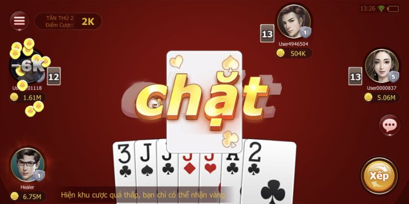 Các quy tắc đơn giản của game bài Tiến Lên