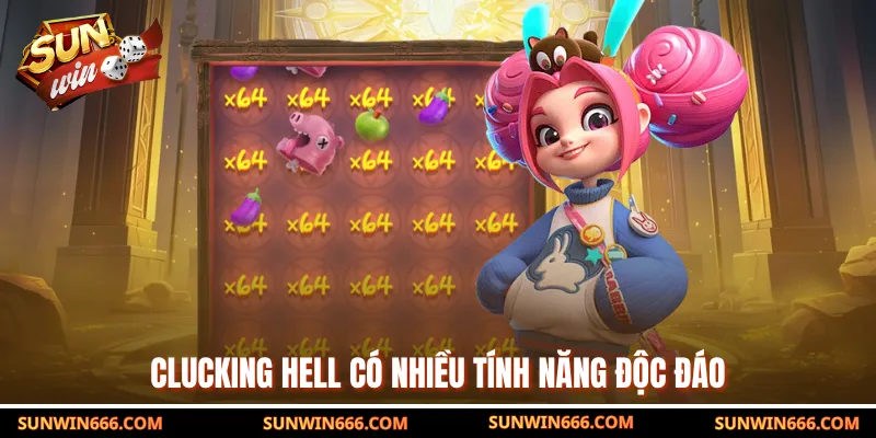 Clucking Hell có nhiều tính năng độc đáo