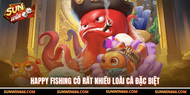 Happy Fishing có rất nhiều loài cá đặc biệt